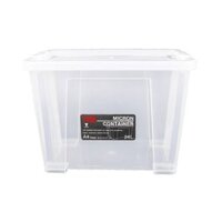 Thùng nhựa lưu trữ MICRONWARE 24L - 6652 || Micron Ware Plastic Box 24L - 6652