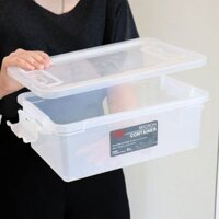 Thùng nhựa lưu trữ MICRONWARE  6L - 6657 || Plastic Box With Lid 6L - 6657