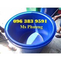 Thùng nhựa nuôi cá 500L loại tròn