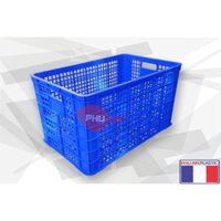 Thùng nhựa rỗng 5 bánh xe - HS0199 Nhựa Phú An - kt 780 x 500 x 430 mm  (giao màu ngẫu nhiên)