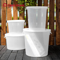 thùng nhựa tròn đa năng, chứa được thực phẩm - nhiều size và lựa chọn - Có nắp - 11,4L