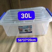 Thùng Nhựa Trong Duy Tân 30L 57 x 38 x 21 cm
