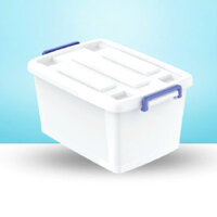 Thùng nhựa vuông 30 lít Duy Tân, có bánh xe, có quai gài