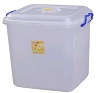 Thùng Nhựa Vuông Có Nắp 30 Lít Fataco