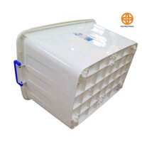 Thùng Nhựa Vuông Đựng Đồ Đa Năng Có Bánh Xe Việt Nhật 65L/90L/100L hàng có sẵn