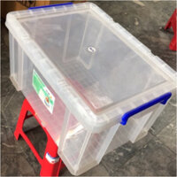 Thùng Nhựa Vuông Đựng Đồ Đa Năng Có Bánh Xe Việt Nhật 65L/90L/100L - Mẫu mới