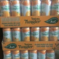 thùng nước cam twister 24 lon * 320ml