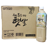 Thùng nước gạo Hàn Quốc SahmYook chai 1,5 Lít