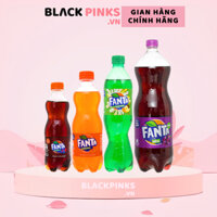 Thùng nước giải khát Fanta hương cam/xá xị/soda kem/nho 24 chai 300ml/390ml/600ml & 12 chai 1.5L