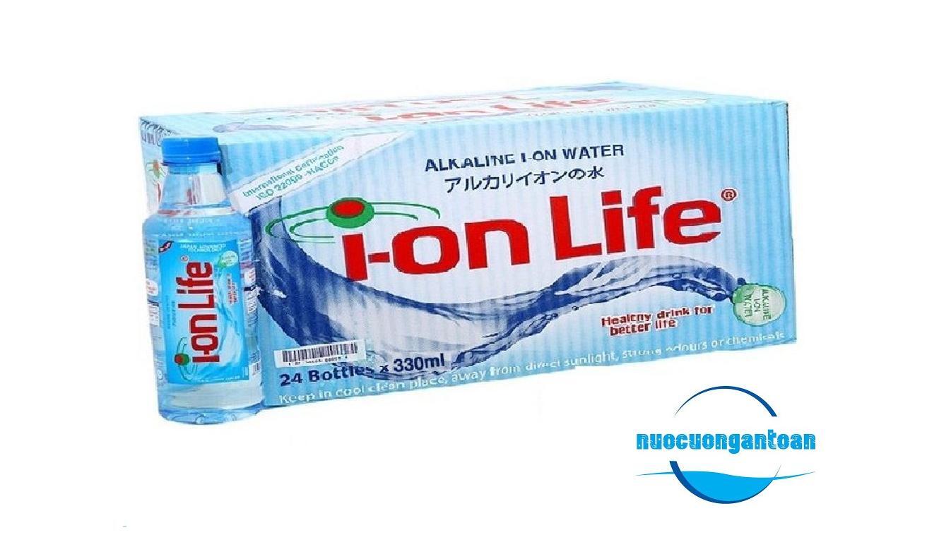 Thùng nước khoáng I-on Life - 330ml, 24 chai