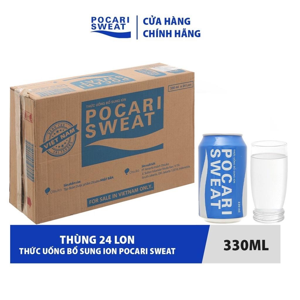Thùng nước khoáng i-on Pocari Sweat - 500ml, 24 chai