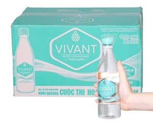 Thùng nước khoáng thiên nhiên Vivant - 500ml, 24 chai