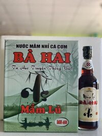 Thùng Nước Mắm Lú Bà Hai 6 Chai Thủy Tinh x 500ml - 6 chai x 500ml