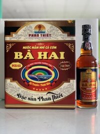 Thùng Nước Mắm Nhỉ Bà Hai 6 Chai Thủy Tinh x 500ml - 6 chai x 500ml