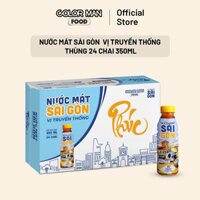 Thùng nước mát Sài Gòn (chai 350ml&500ml; lon 320ml) - Nước mát healthy ColorMan