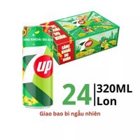Thùng nước ngọt 7UP 320ml (24 lon)
