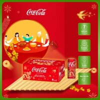 THÙNG NƯỚC NGỌT COCA - COLA 24 LON 235ml