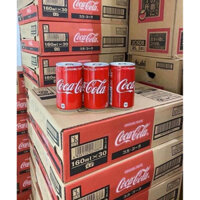 Thùng nước ngọt coca cola Nhật Bản lon mini 160ml