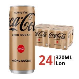 Thùng nước ngọt Coca Cola Vanila 12 lon