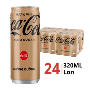 Thùng nước ngọt Coca Cola Vanila 12 lon