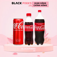 Thùng nước ngọt Coca Cola vị nguyên bản chai và lon 235ml/320ml/300ml/390ml/600ml/1.5L/2.25L