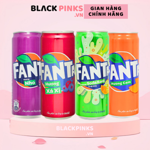 Thùng nước ngọt Fanta Nho 12 lon