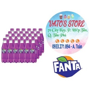 Thùng nước ngọt Fanta Nho 12 lon