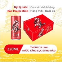 Thùng nước ngọt STING dâu loại lon