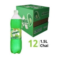 Thùng nước ngọt vị soda kem Mirinda 1.5l (12 Chai)