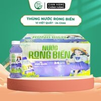 Thùng nước rong biển vị Việt Quất thùng 24 chai 6 lốc - chai 350ml | Tròn vị xưa