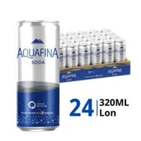 Thùng nước soda Aquafina 320ml (24 lon)