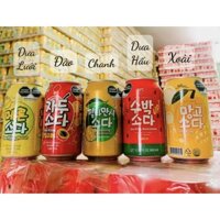 THÙNG NƯỚC SODA TRÁI CÂY SFC 355ML HÀN QUỐC - 24 LON