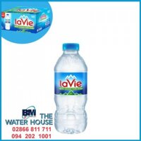 Thùng nước suối LaVie 350ml, chai LaVie 350ml, giao nhanh miễn phí