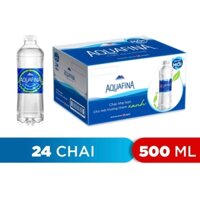 Thùng Nước Suối Tinh Khiết Aquafina ( 500ml/chai)