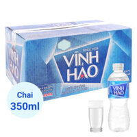 Thùng nước suối Vĩnh Hảo 350ml (24 chai)