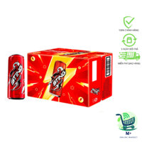 Thùng Nước Tăng Lực Sting Dâu (320ml/lon)