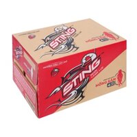 Thùng nước tăng lực Sting hương dâu 330ml