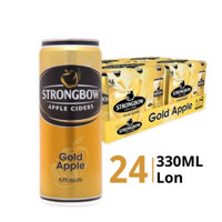 Thùng nước táo lên men 4.5% Strongbow lon 330ml (24 Lon)