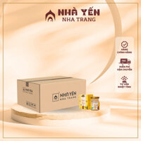 Thùng Nước Yến Chưng Sẵn Thiên Thủy Vị Lá Dứa Nhà Yến Nha Trang 60 Lọ Không Đường - Tổ Yến Chưng Sẵn Yến Sào Chưng Sẵn