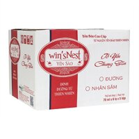 Thùng Nước Yến Sào Đường Phèn Hộp Win’sNest 5 Hộp