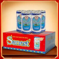 Thùng Nước Yến Sào Khánh Hòa Sanest Không Đường 30 Lon x 190ml