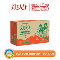 Thùng Nutifood Nuvi sữa tươi trái cây vị cam (48hộp)