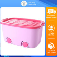 Thùng ô tô đựng đồ chơi có bánh xe size to 58 x 39 x 31cm chất đẹp