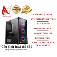 Thùng PC CHIẾN GAME MỚI (H310-I3 9100F-RAM 8G-SSD 240G-VGA GTX750ti 2G)