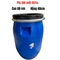 🔥Thùng Phi Nhựa 50L, Gọi 0927374444 Để Mua Sỉ, Thùng Nhựa 50 Lít, Thùng Phi Nhựa Xanh, Thùng Phi Cũ