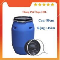 Thùng Phi Nhựa, Thùng Phi 120L Cũ, Thùng Phi Chứa Nước Tưới Cây