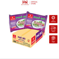 Thùng phở Vifon , phở ăn liền sẵn 2 vị Bò và Gà 30 gói x 65g date mới nhất