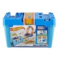 Thùng phụ kiện phức hợp Hot Wheels xanh