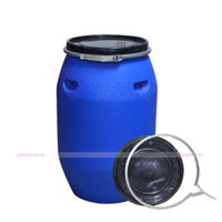 Thùng Phuy Nhựa 120 lít (Đai Sắt)