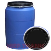 Thùng phuy nhựa 220L – Đai Sắt
